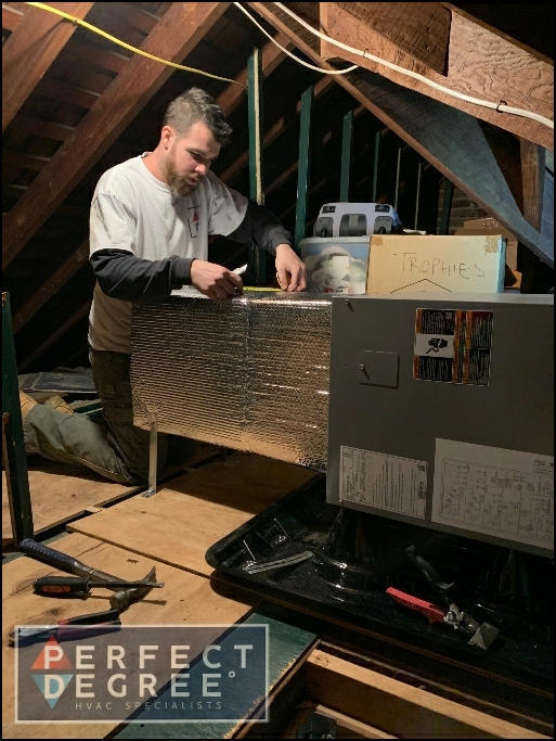 Attic HVAC Installation