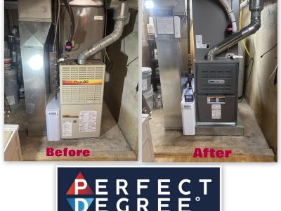 Before And After Heating Replacement